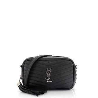 Saint Laurent Lou Camera Bag Matelasse Chevron Leather Mini