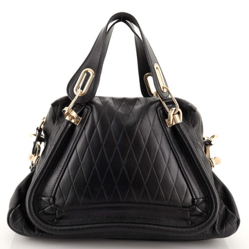 Chloe Paraty Handbag Quilted Leather Medium