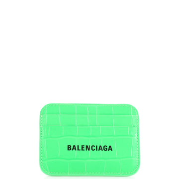 Balenciaga Everyday Cash Card Holder Printed Leather