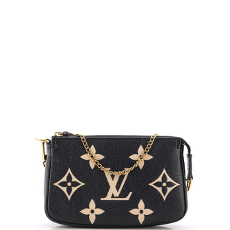 Louis Vuitton Pochette Accessoires Bicolor Monogram Empreinte Giant Mini
