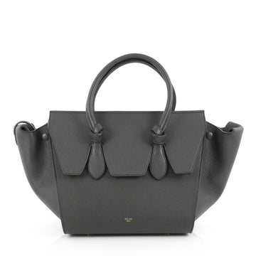  Celine Tie Knot Tote Grainy Leather Mini Green 1980802