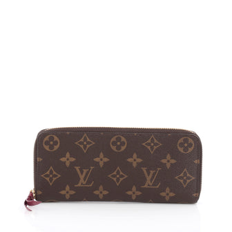Louis Vuitton Clemence Wallet Monogram Canvas Brown 1980901