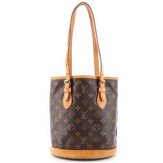Louis Vuitton Petit Bucket Bag Monogram Canvas