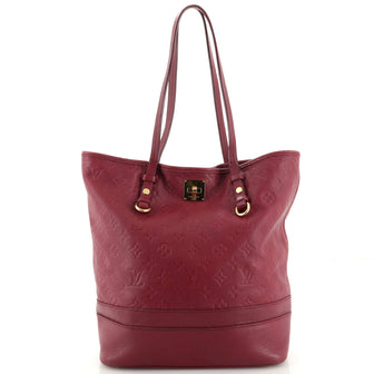 Louis Vuitton Citadine Handbag Monogram Empreinte Leather PM