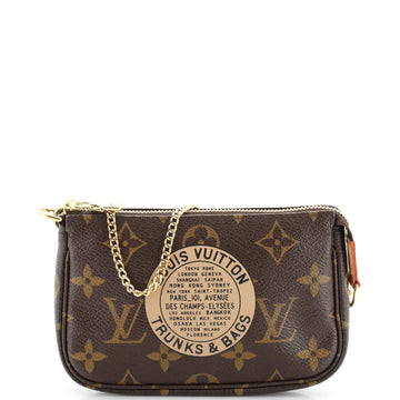 Louis Vuitton Pochette Accessoires Limited Edition Monogram Canvas Mini