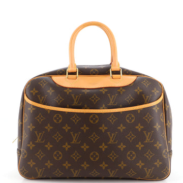 Louis Vuitton Deauville Handbag Monogram Canvas