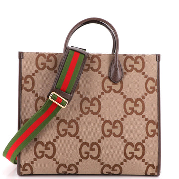 Gucci Convertible Tote Jumbo GG Canvas Large