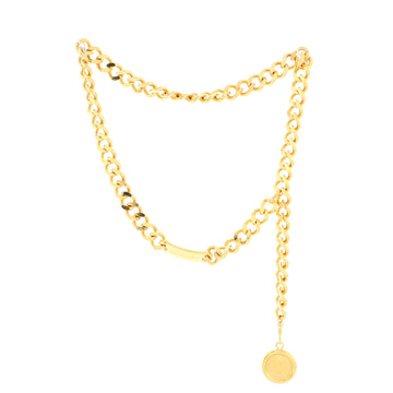 Chanel Vintage Medallion Chain Belt Metal