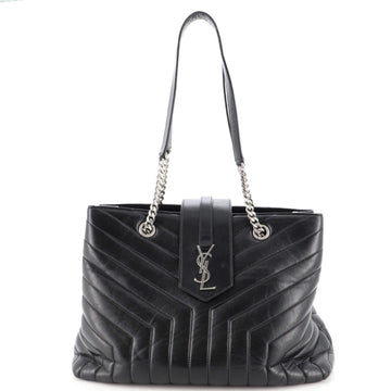 Saint Laurent LouLou Tote Matelasse Chevron Leather Large