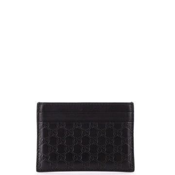 Gucci Card Holder (Outlet) Microguccissima Leather