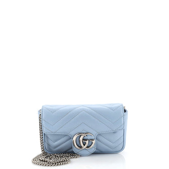Gucci GG Marmont Flap Bag Matelasse Leather Super Mini