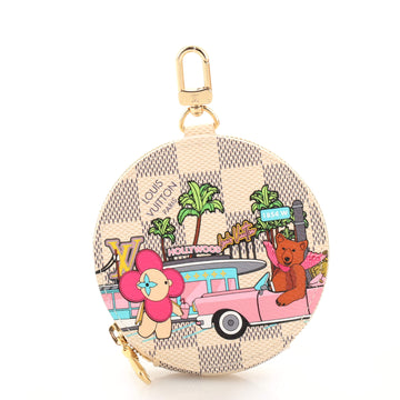 Louis Vuitton Round Coin Purse Limited Edition Vivienne Xmas Damier