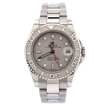 Rolex Oyster Perpetual Yacht-Master Automatic Watch Stainless Steel and Platinum 35