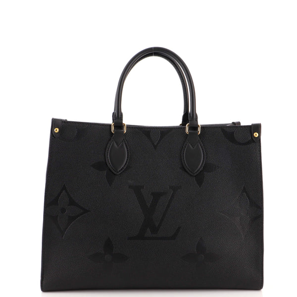Louis Vuitton Onthego Tote MM Black / Crème