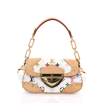 Louis Vuitton Marilyn Handbag Monogram Multicolor White 1982401