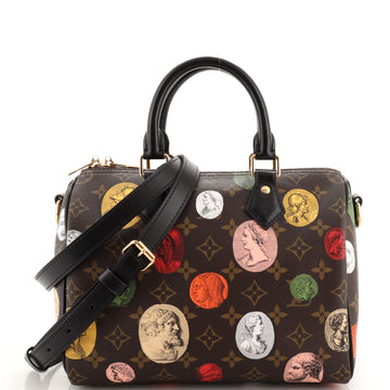 Louis Vuitton Speedy Bandouliere Bag Limited Edition Fornasetti Cameo Monogram Canvas 25
