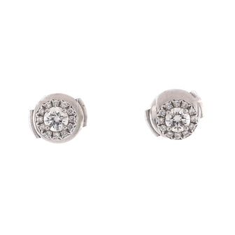 Tiffany & Co. Soleste Stud Earrings Platinum with Diamonds Small