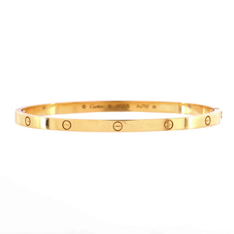 Cartier Love Bracelet 18K Yellow Gold Small