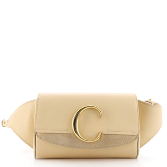 Chloe C Belt Bag Leather with Suede