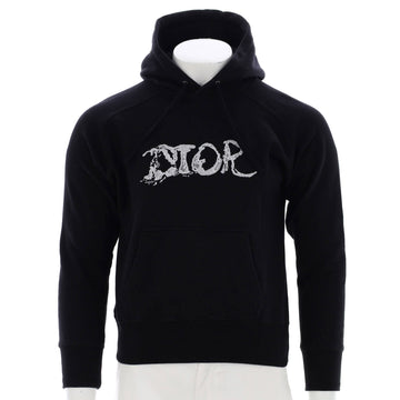 Christian Dior x Peter Doig Men's Logo Hoodie Embroidered Cotton