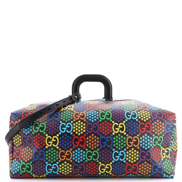 Gucci Convertible Duffle Backpack Psychedelic Print GG Coated Canvas Medium