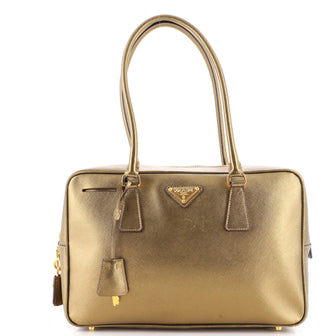 Prada Bauletto Bag Saffiano Leather Medium