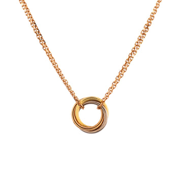 Cartier Trinity Pendant Necklace 18K Tricolor Gold