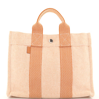 Hermes Fourre Tout Tote Toile PM