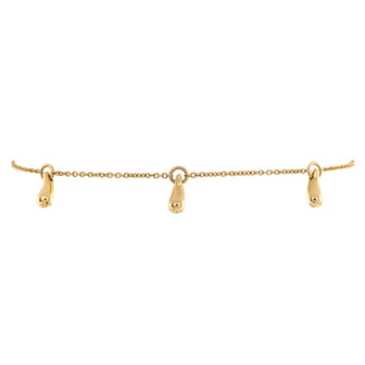 Tiffany & Co. Elsa Peretti 5 Teardrop Bracelet 18K Yellow Gold