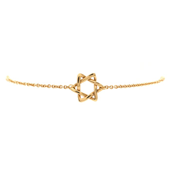 Tiffany & Co. Elsa Peretti Star of David Bracelet 18K Yellow Gold