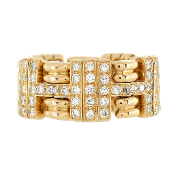 Bvlgari Cocktail Ring 18K Yellow Gold with Diamonds