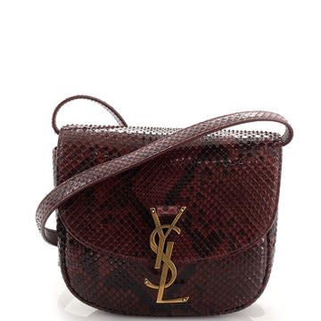Saint Laurent Kaia Shoulder Bag Snakeskin Small