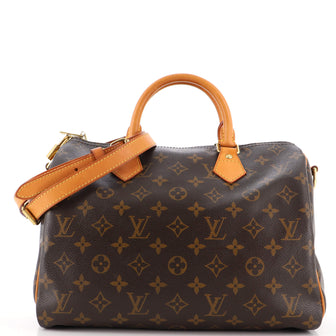 Louis Vuitton Speedy Bandouliere Bag Monogram Canvas 30