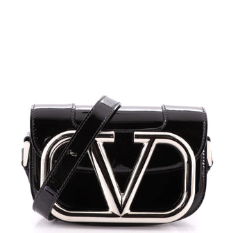 Valentino Garavani Supervee Crossbody Bag Patent Small