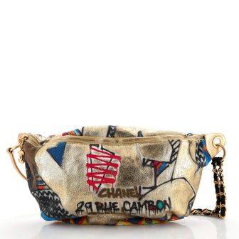 Chanel Paris-New York Street Spirit Waist Bag Graffiti Printed Canvas