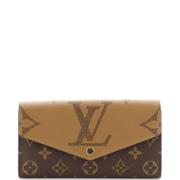 Louis Vuitton Sarah Wallet NM Reverse Monogram Giant and Monogram Canvas