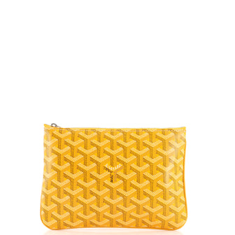 Goyard Senat Zip Pouch Coated Canvas PM