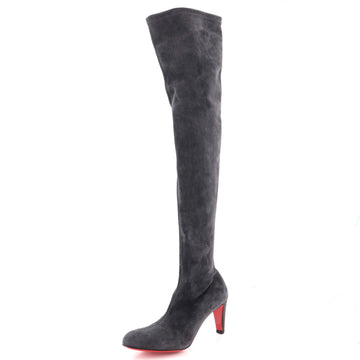 Christian Louboutin Women's Alta Top Over The Knee Boots Suede 70