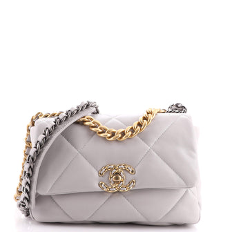 Chanel 19 Flap Bag Quilted Leather Medium