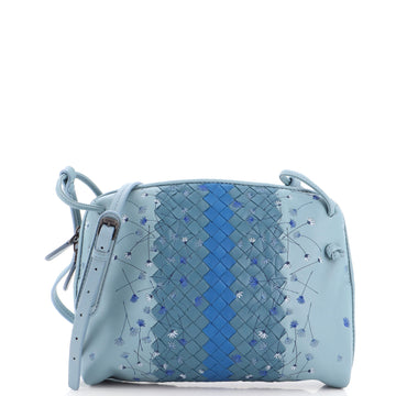 Bottega Veneta Nodini Crossbody Bag Embroidered Intrecciato Nappa Small
