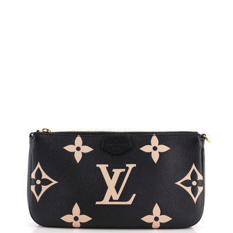 Louis Vuitton Multi Pochette Accessoires Pouch Bicolor Monogram Empreinte Giant Large