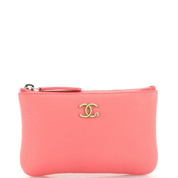 Chanel Classic O Case Pouch Goatskin Mini