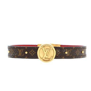 Louis Vuitton LV Circle Reversible Bracelet Monogram Canvas and Leather