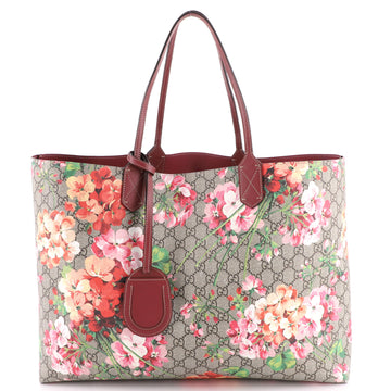 Gucci Reversible Tote Blooms GG Print Leather Large