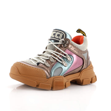 Gucci Flashtrek Sneakers Fabric and Leather