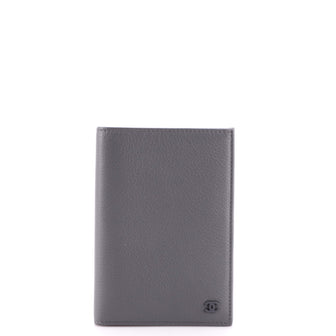 Chanel CC Passport Holder Leather