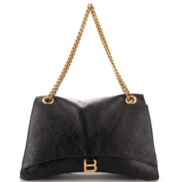 Balenciaga Crush Chain Flap Bag Leather Large