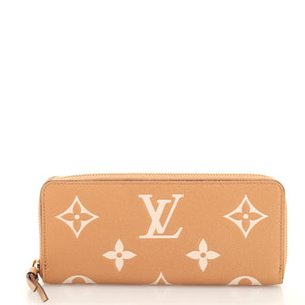Louis Vuitton Clemence Wallet Bicolor Monogram Empreinte Giant