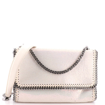 Stella McCartney Falabella Flap Shoulder Bag Shaggy Deer Small