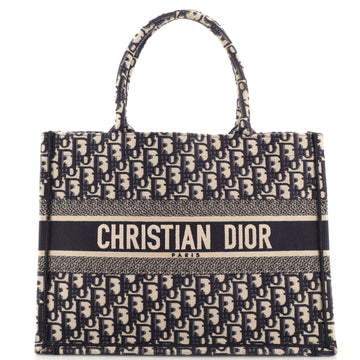 Christian Dior Book Tote Oblique Canvas Medium